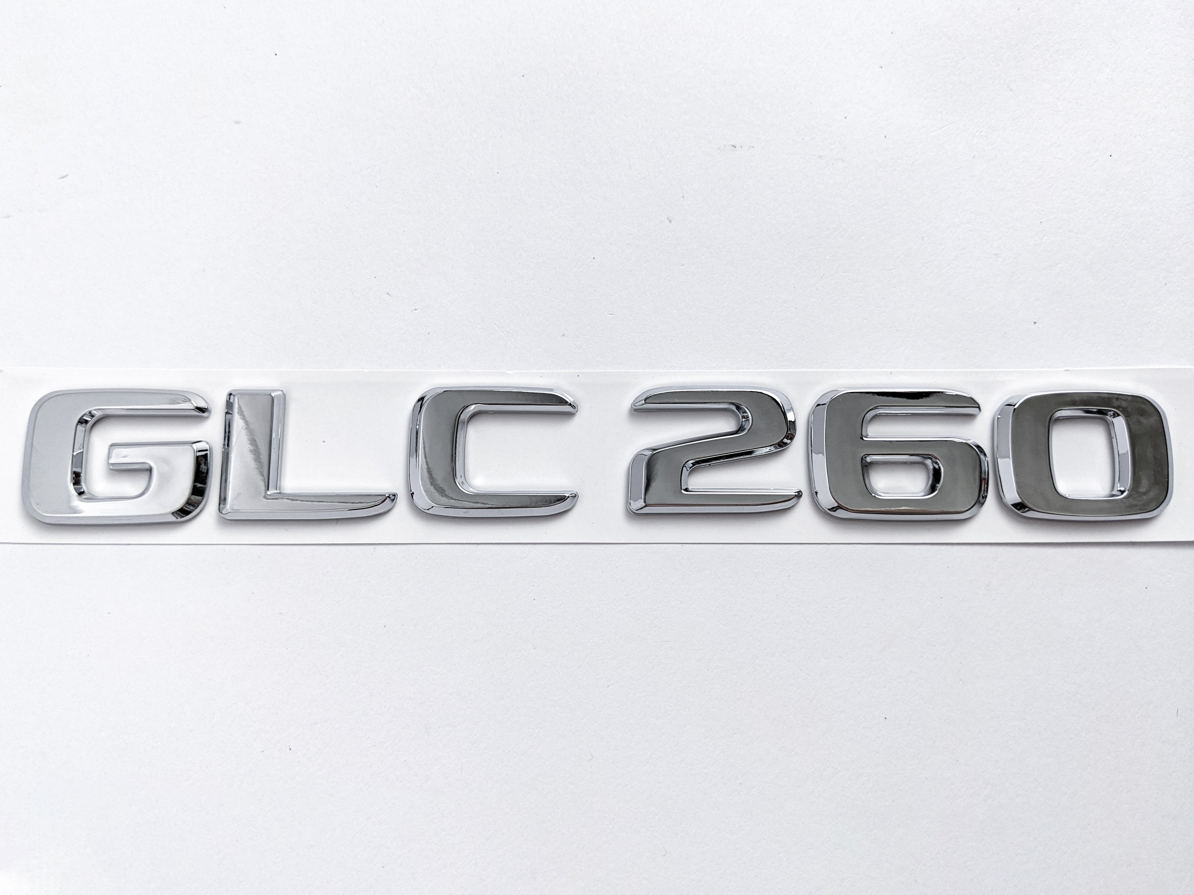Mercedes Benz Chrome Silver "GLC260" Rear Trunk Nameplate Emblem Badge Italiaspares
