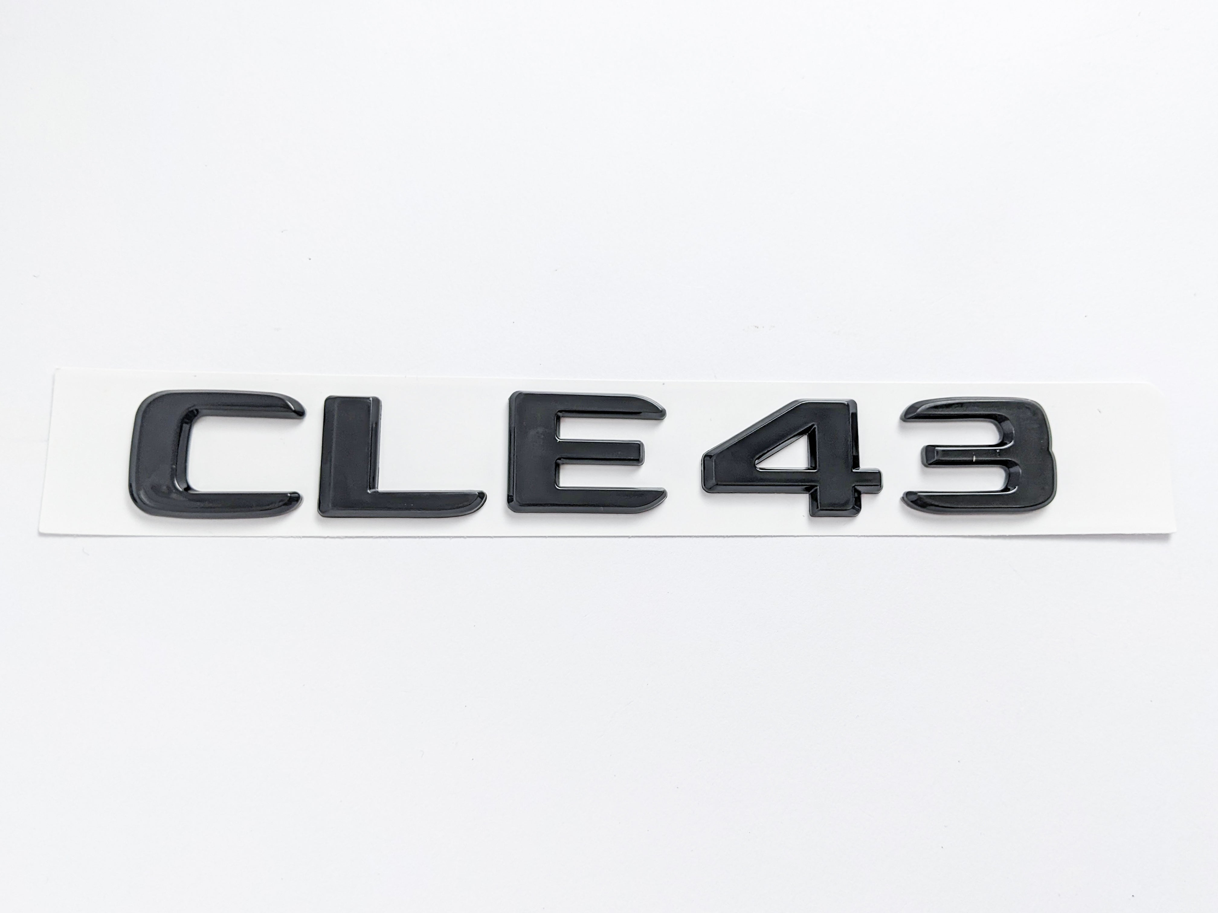 Mercedes-Benz Gloss Black "CLE43" Logo Trunk Emblem Badge Italiaspares