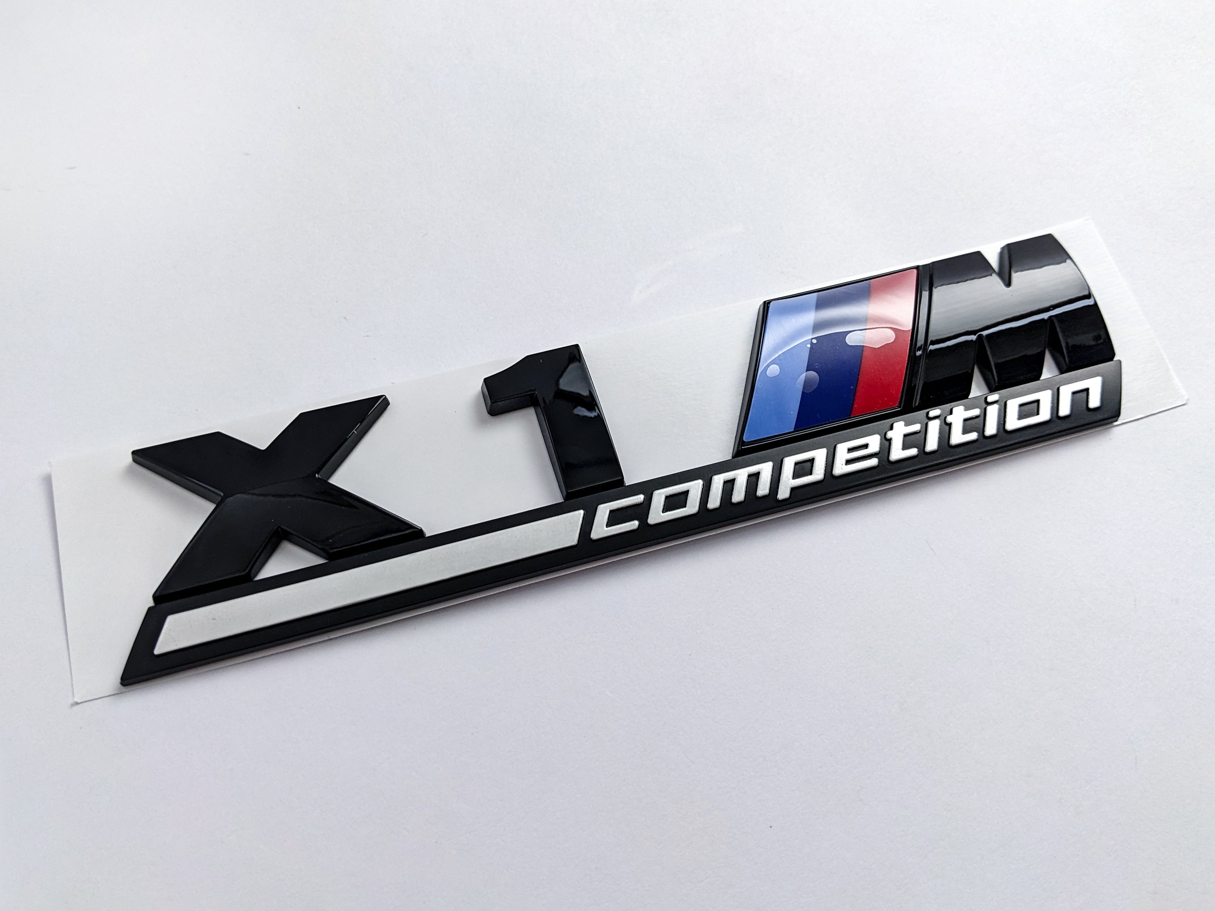 BMW X1 M Competition Tailgate Rear Black Emblem Badge Sticker 51142990963 Italiaspares