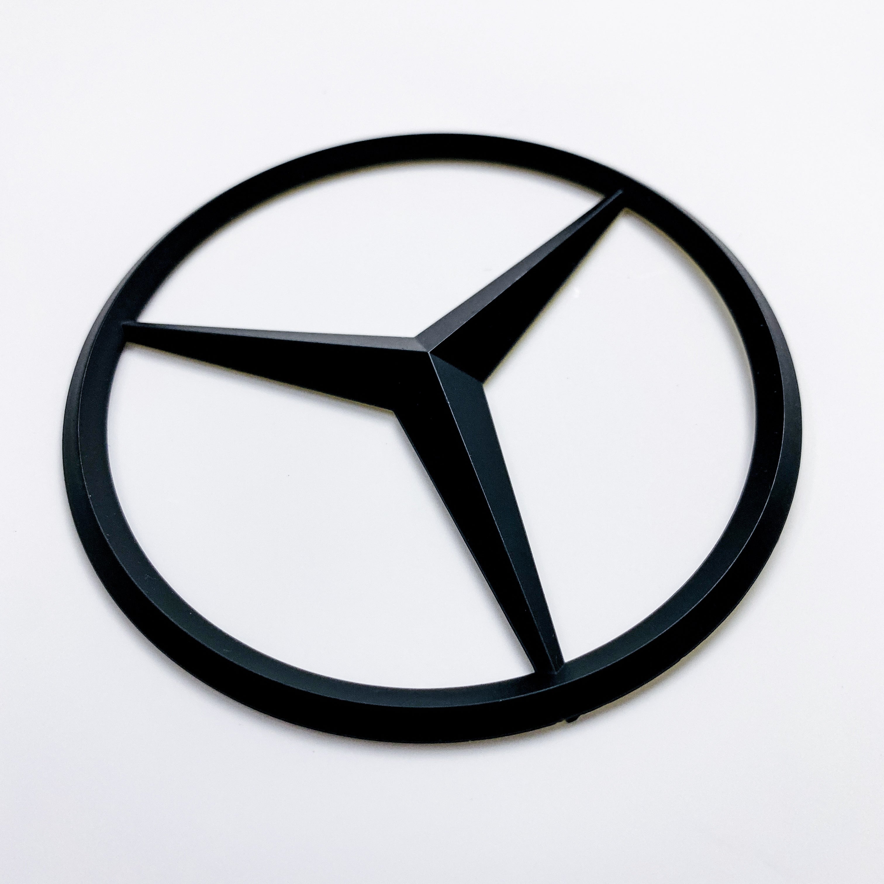Mercedes Benz matte black Star Trunk Emblem Badge 90mm A1077580458 Italiaspares