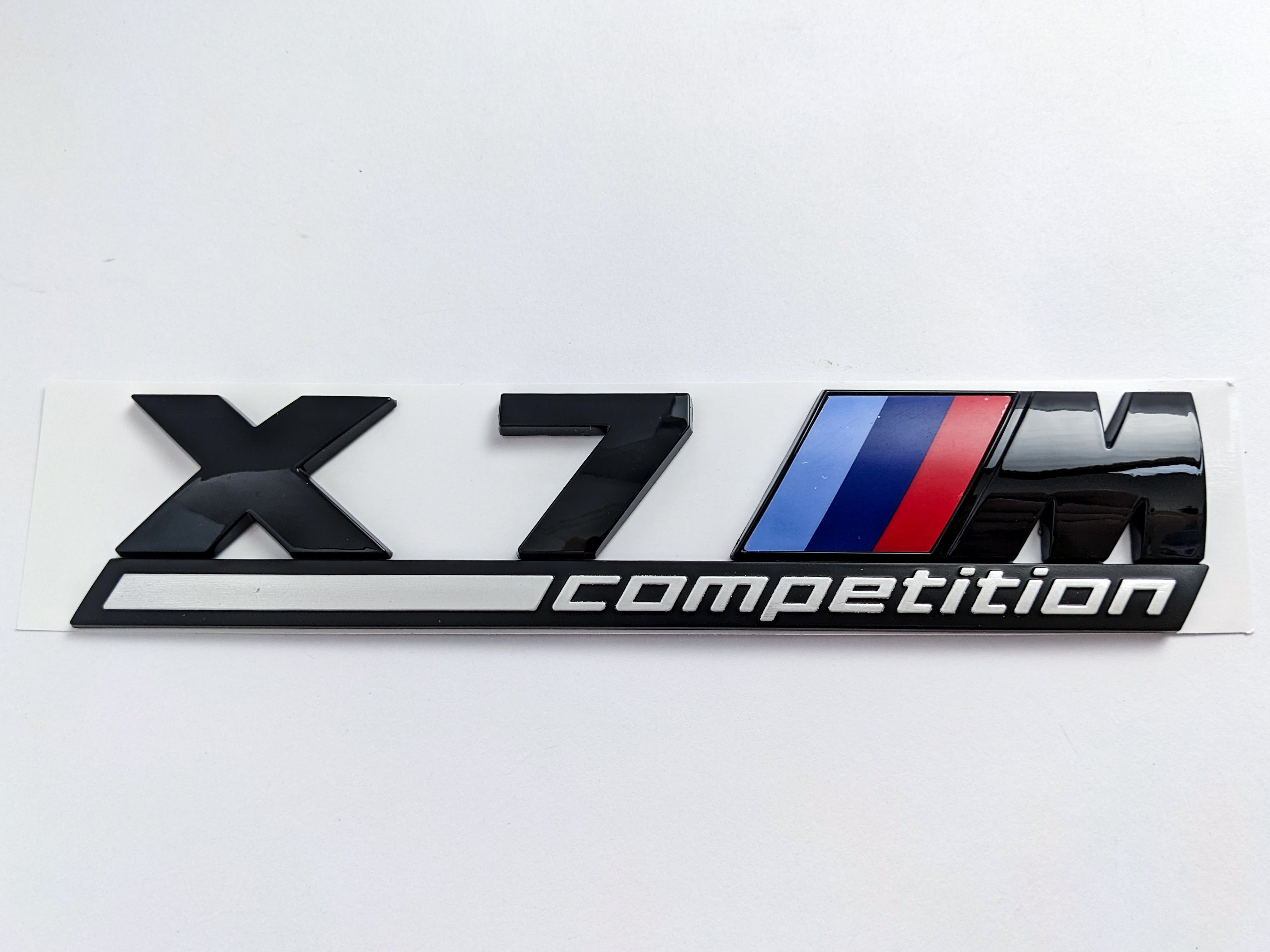 BMW X7 M Competition Tailgate Rear Black Emblem Badge Sticker 51148093999 Italiaspares
