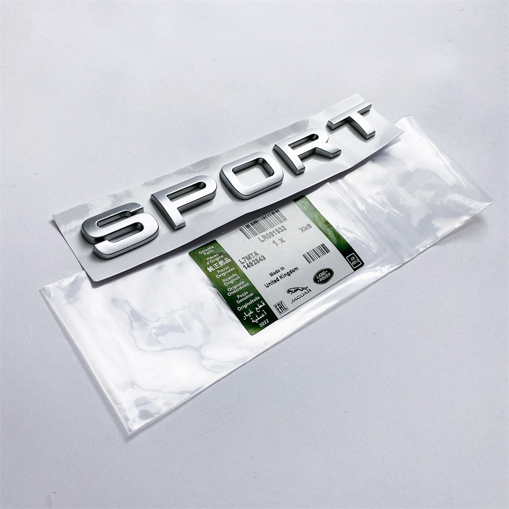 Land Rover Range Rover Matte Sliver Sport L320 Heckklappe Emblem LR091933 Italiaspares