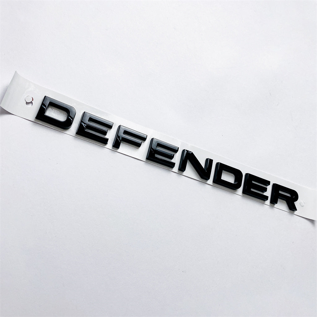 Land Rover "DEFENDER" Rear Door Liftgate Letter Nameplate Emblem Badge LR084221 Italiaspares