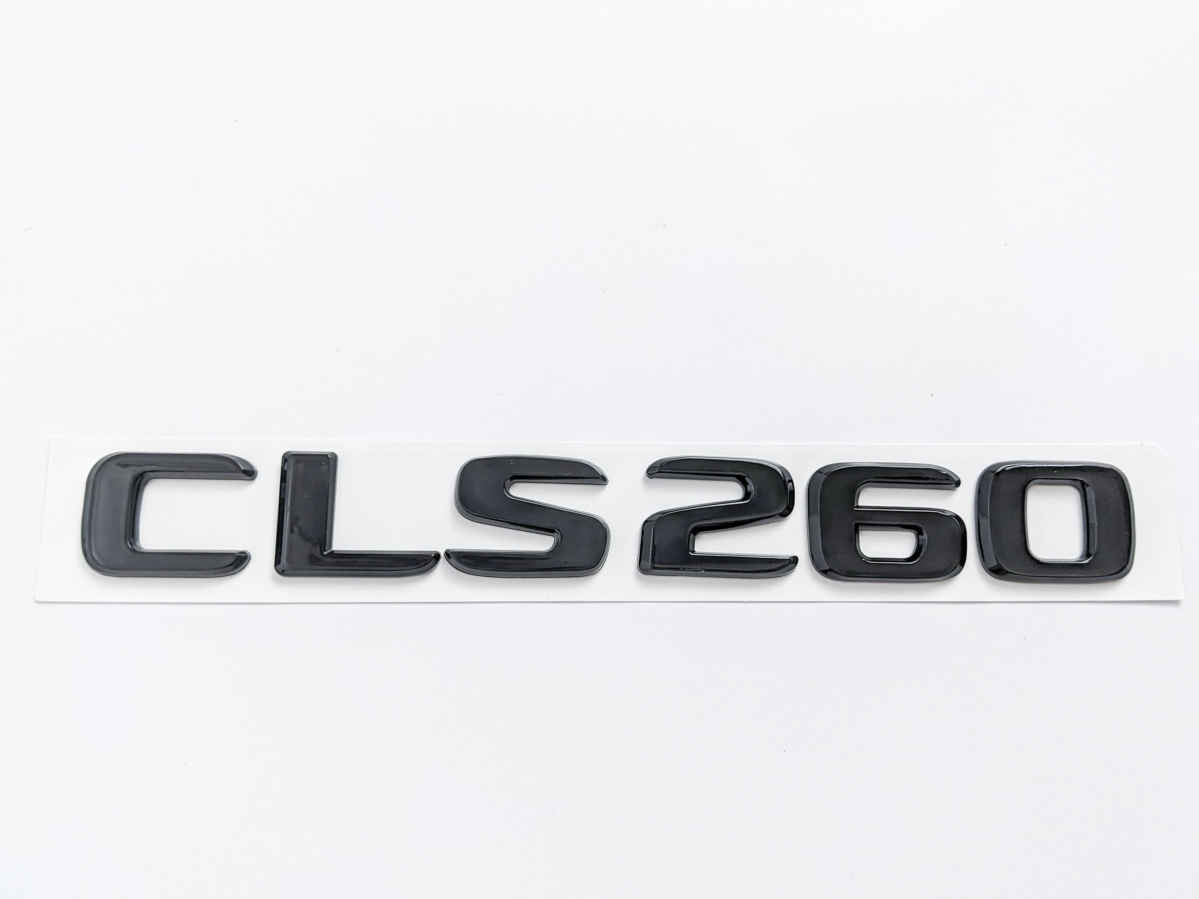 Mercedes-Benz Gloss Black "CLS260" Logo Trunk Emblem Badge Italiaspares