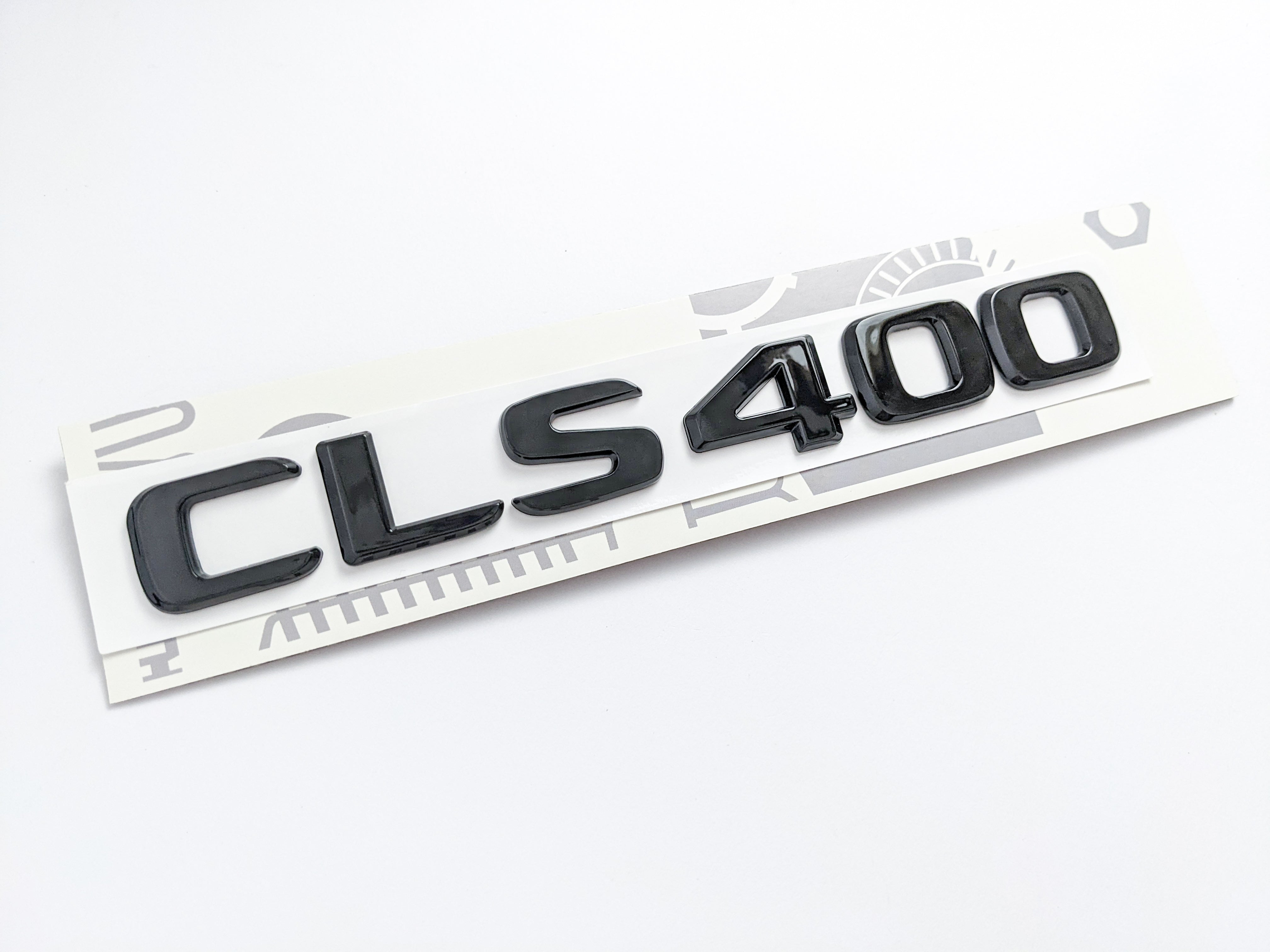 Mercedes Benz "GLS400" Gloss Black Rear Trunk Emblem Letter Badge Italiaspares
