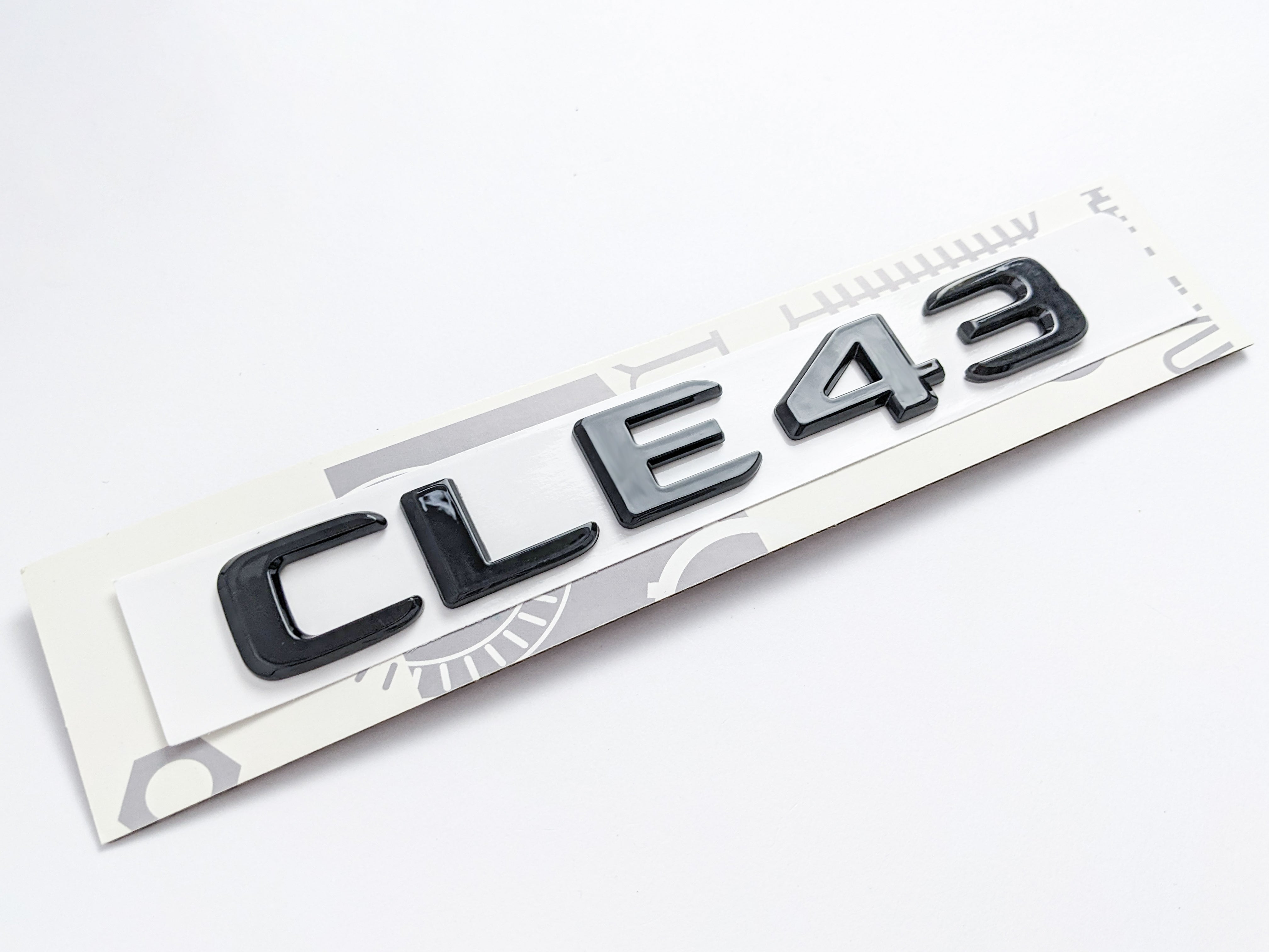 Mercedes-Benz Gloss Black "CLE43" Logo Trunk Emblem Badge Italiaspares