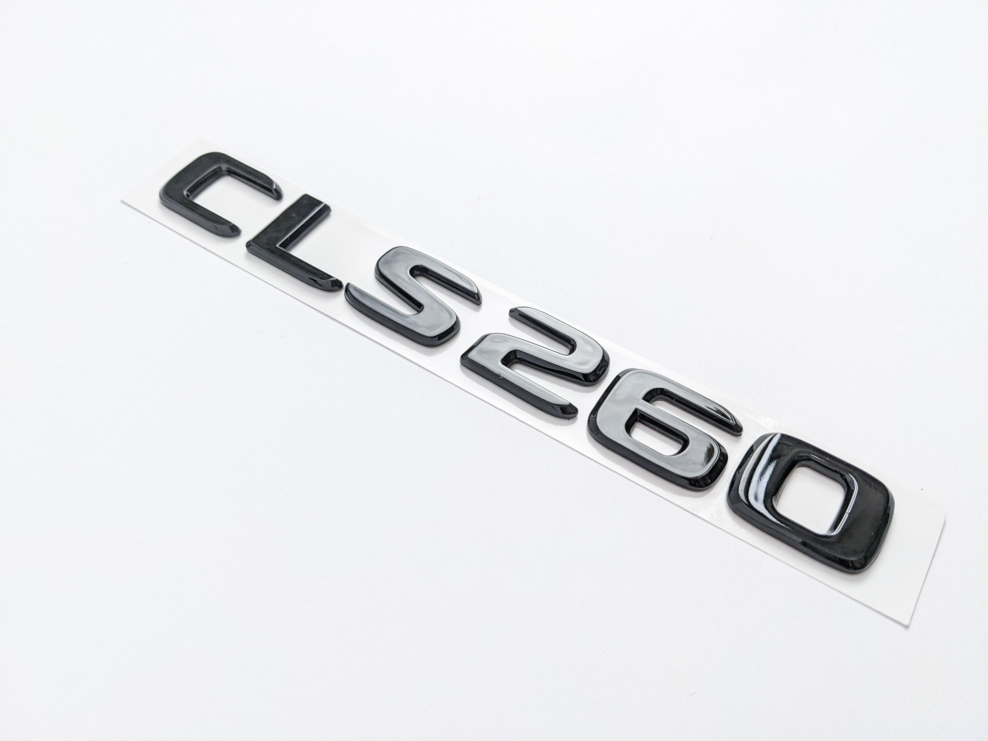Mercedes-Benz Gloss Black "CLS260" Logo Trunk Emblem Badge Italiaspares