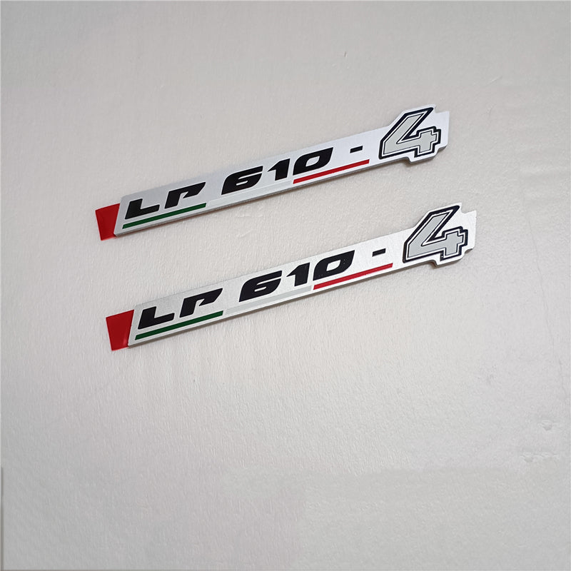 2XLamborghini Huracan Decorative Adhesive Adhes LP610-4 Badge 4T0854499A