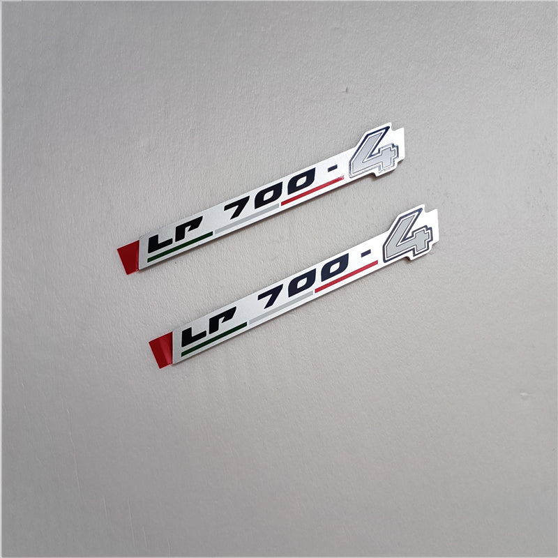 2X Lamborghini Aventador Decorative Adhesive LP700-4 Badge Emblem 470854499