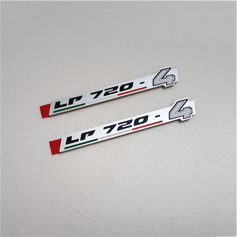 Lamborghini Decorative AdhesIve LP720-4 Badge Emblem 470854499A Kit Brand New