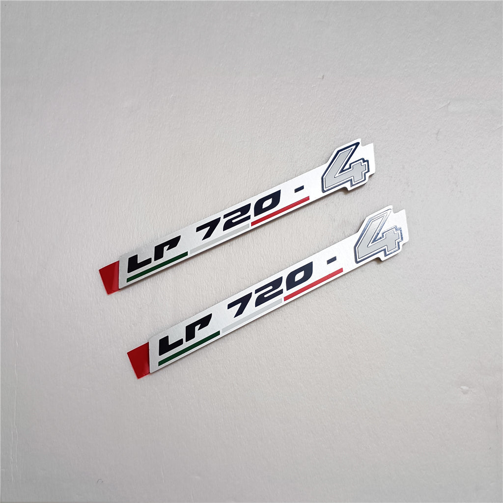 Lamborghini Decorative AdhesIve LP720-4 Badge Emblem 470854499A Kit Brand New