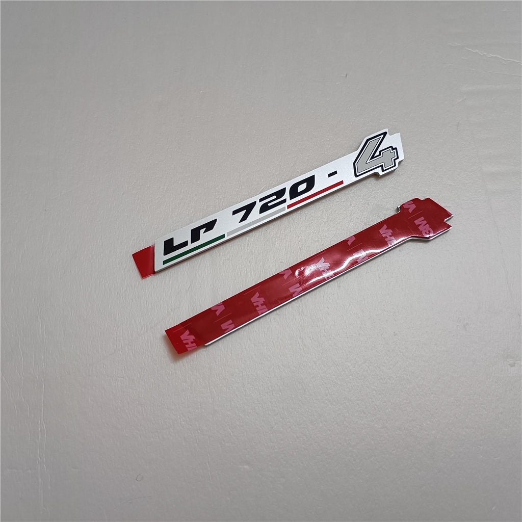 1XLamborghini Decorative Adhes LP720-4 Badge Emblem 470854499A Brand New
