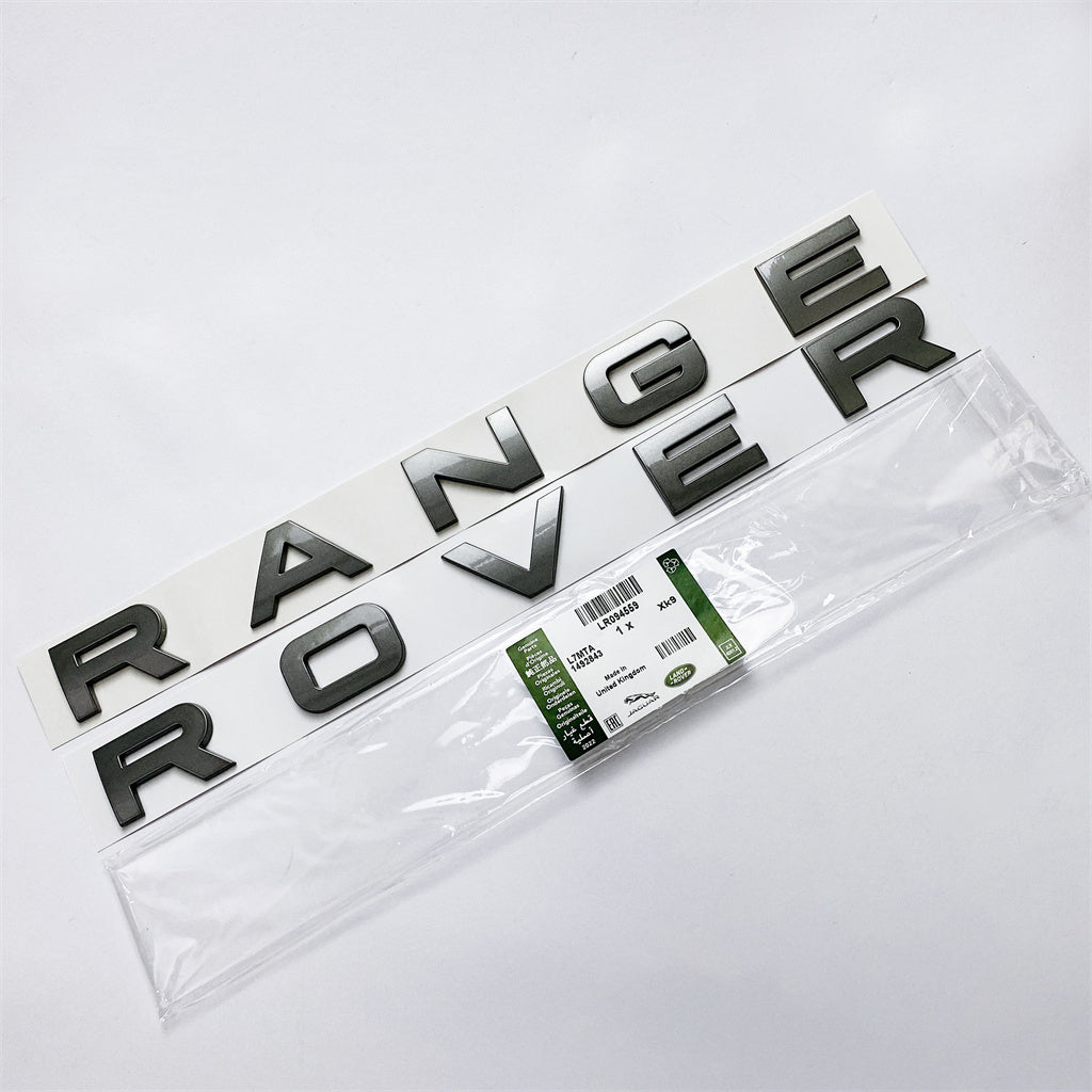 Land Rover Rear Front Hood Emblem fit "Range Rover" Sport Evoque Letter Grey Nameplate LR094559 Italiaspares