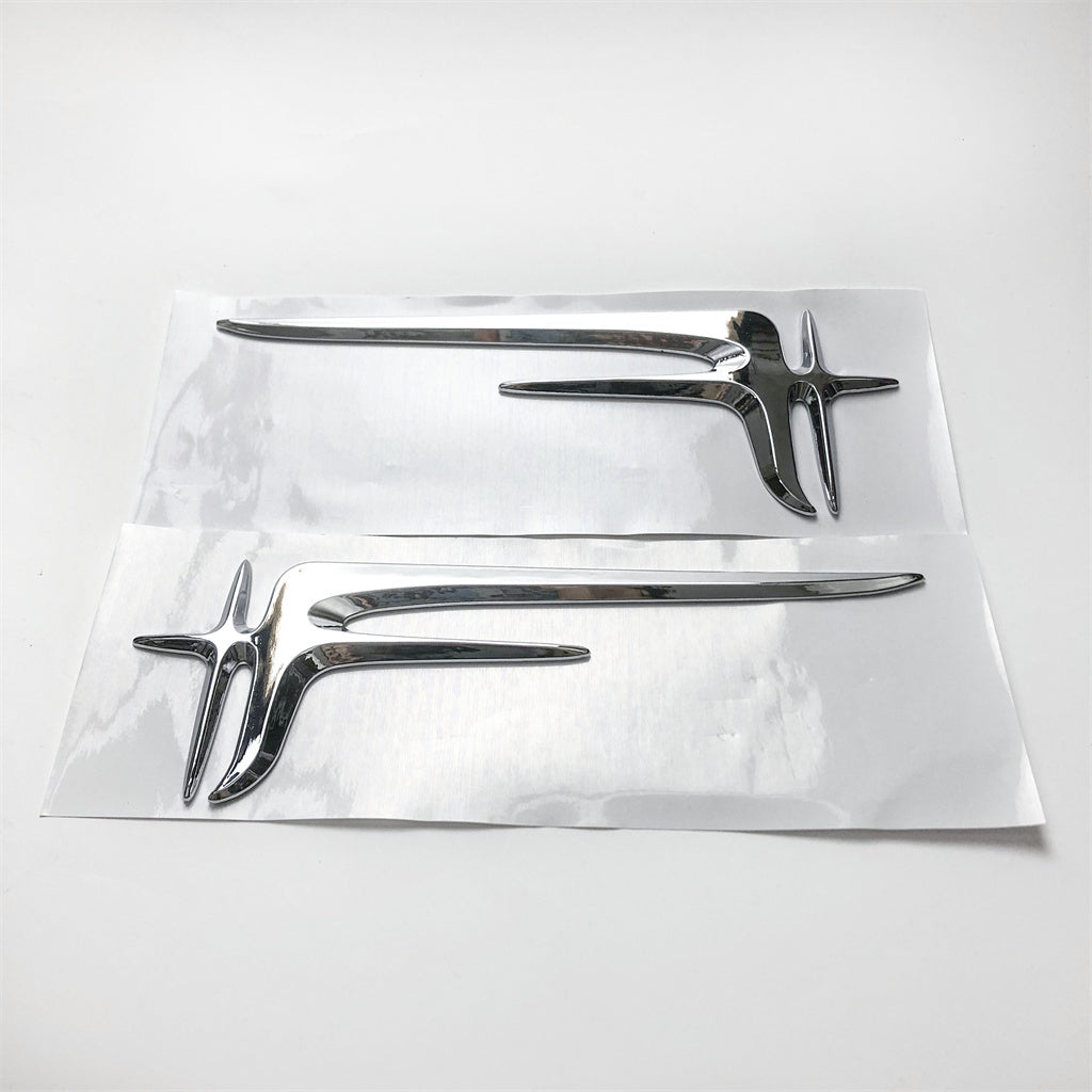 Chrome Silver "Angel Wings" Rear Trunk Badge Emblem 20.5CM For Mercedes Benz A2228170716 Italiaspares