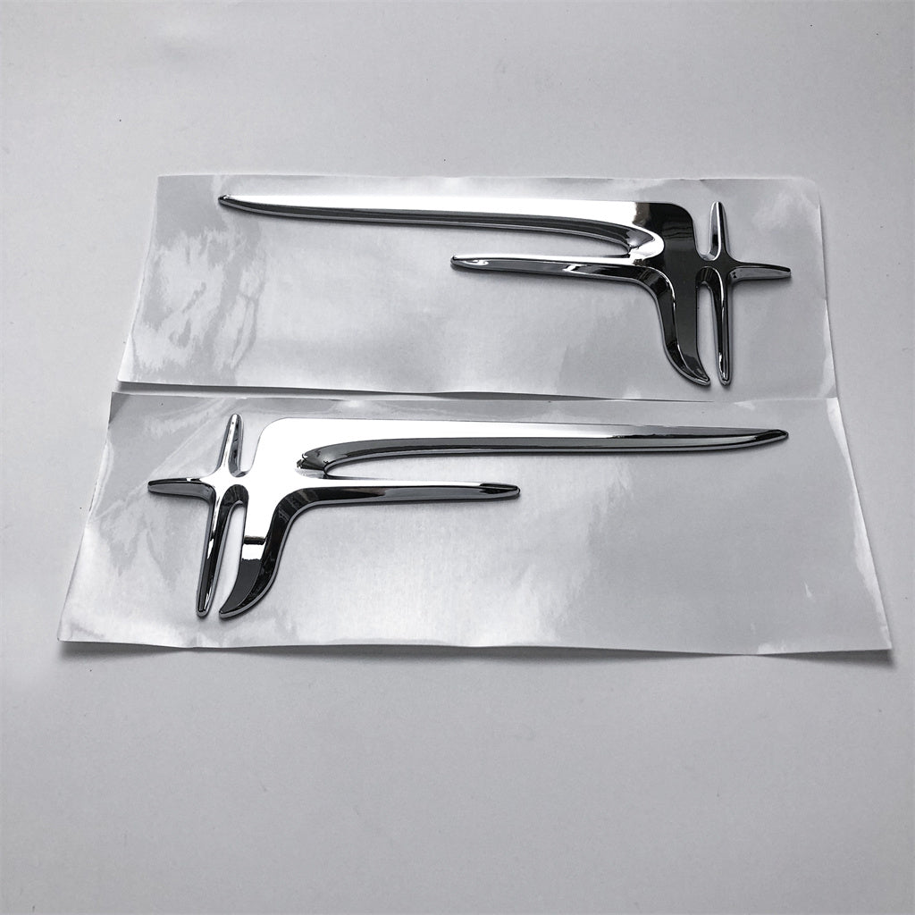 Chrome Silver "Angel Wings" Rear Trunk Badge Emblem 18.5CM For Mercedes Benz A2228170716 Italiaspares