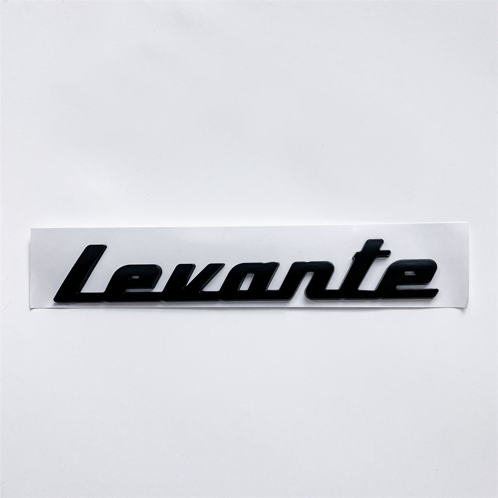 Maserati SUV Levante Chrome Sliver Rear Script Emblem Badge # 670032428 Italiaspares