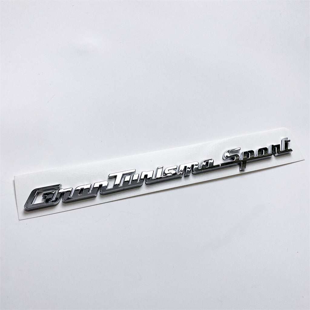 Maserati Granturismo Sport Chrome Silver Rear Emblem Badge Italiaspares