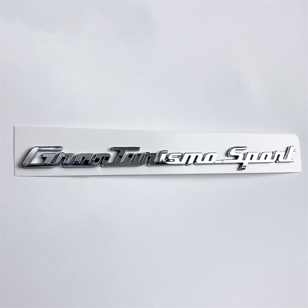 Maserati Granturismo Sport Chrome Silver Rear Emblem Badge Italiaspares