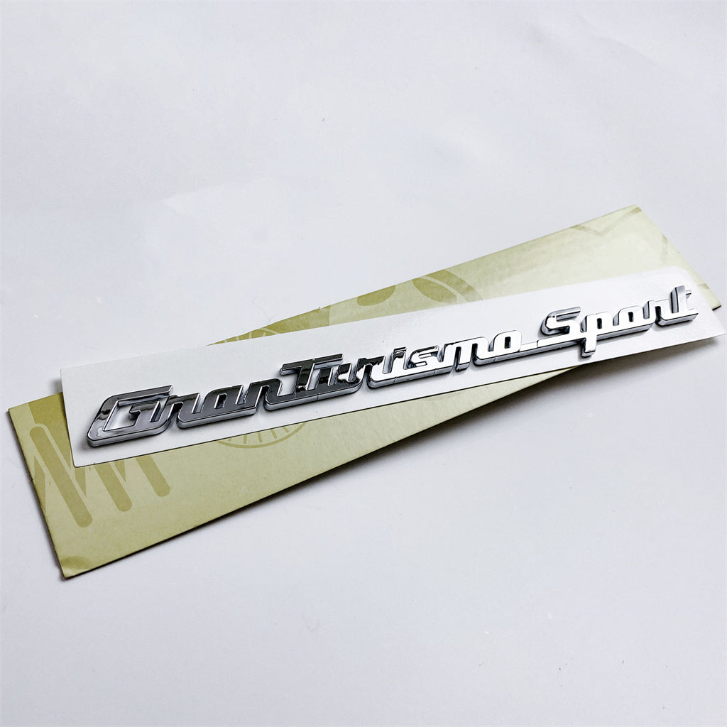 Maserati Granturismo Sport Chrome Silver Rear Emblem Badge Italiaspares