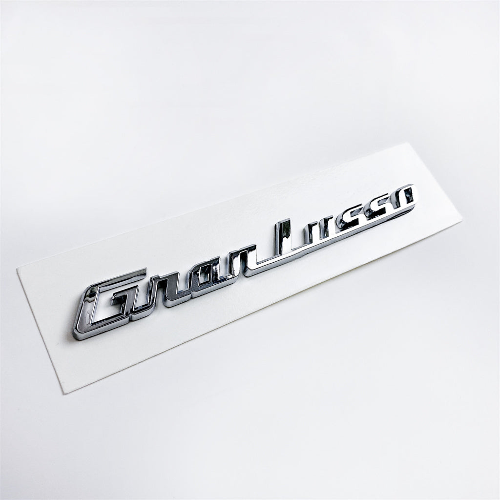 Maserati Quattroporte M156 "Granlusso" Gloss Black Fender Logo Badge Emblem 670101481 Italiaspares