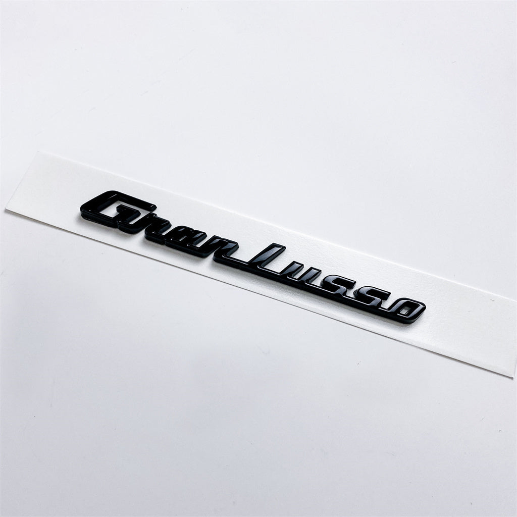 Maserati Quattroporte M156 "Granlusso" Gloss Black Fender Logo Badge Emblem 670101481 Italiaspares