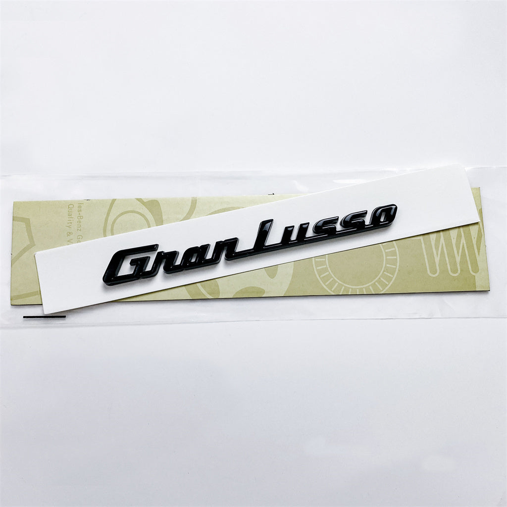 Maserati Quattroporte M156 "Granlusso" Gloss Black Fender Logo Badge Emblem 670101481 Italiaspares