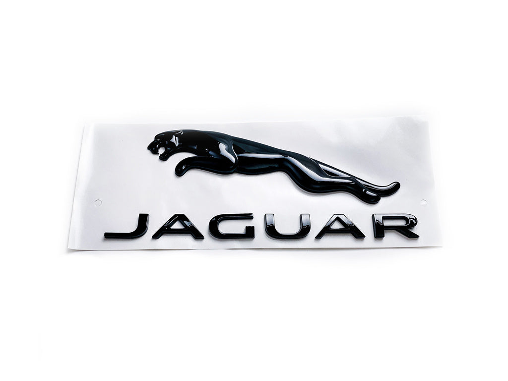 Jaguar F-TYPE F-PACE E-PACE Gloss Black Leaper Boot Badge T2R27585 Italiaspares