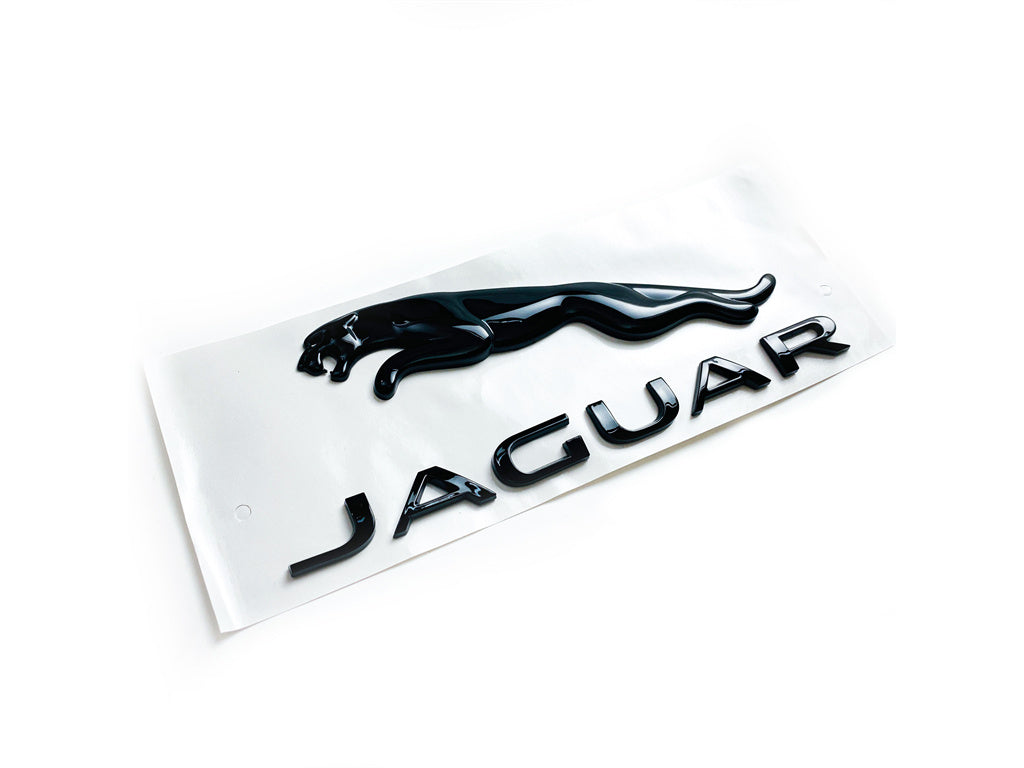 Jaguar F-TYPE F-PACE E-PACE Gloss Black Leaper Boot Badge T2R27585 Italiaspares