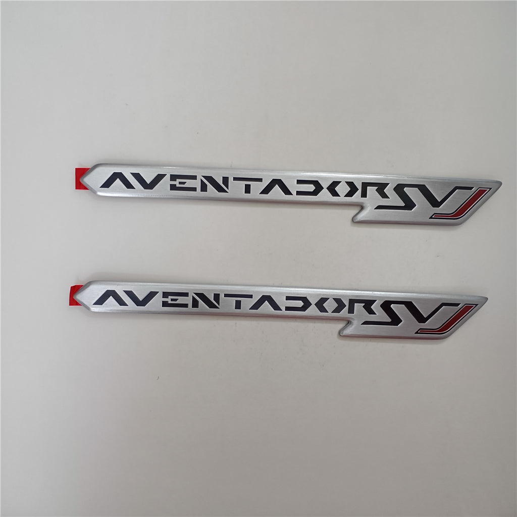 2XLamborghini Aventador LP770 SVJ Coupe Inscription Decorative Badge 470854499F