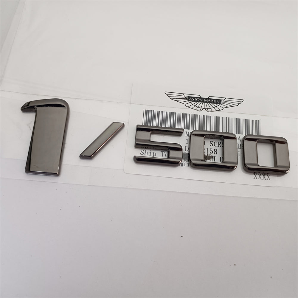 Aston Martin DBX 1/500 Side Badge Gunmetal Grey Emblem MY83-255A96-AA Factory
