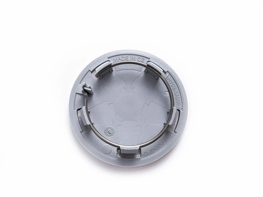 Aston Martin Center Cap Wheel Genuine Black/Silver OEM HY53-1A096-FA-PK Set Factory