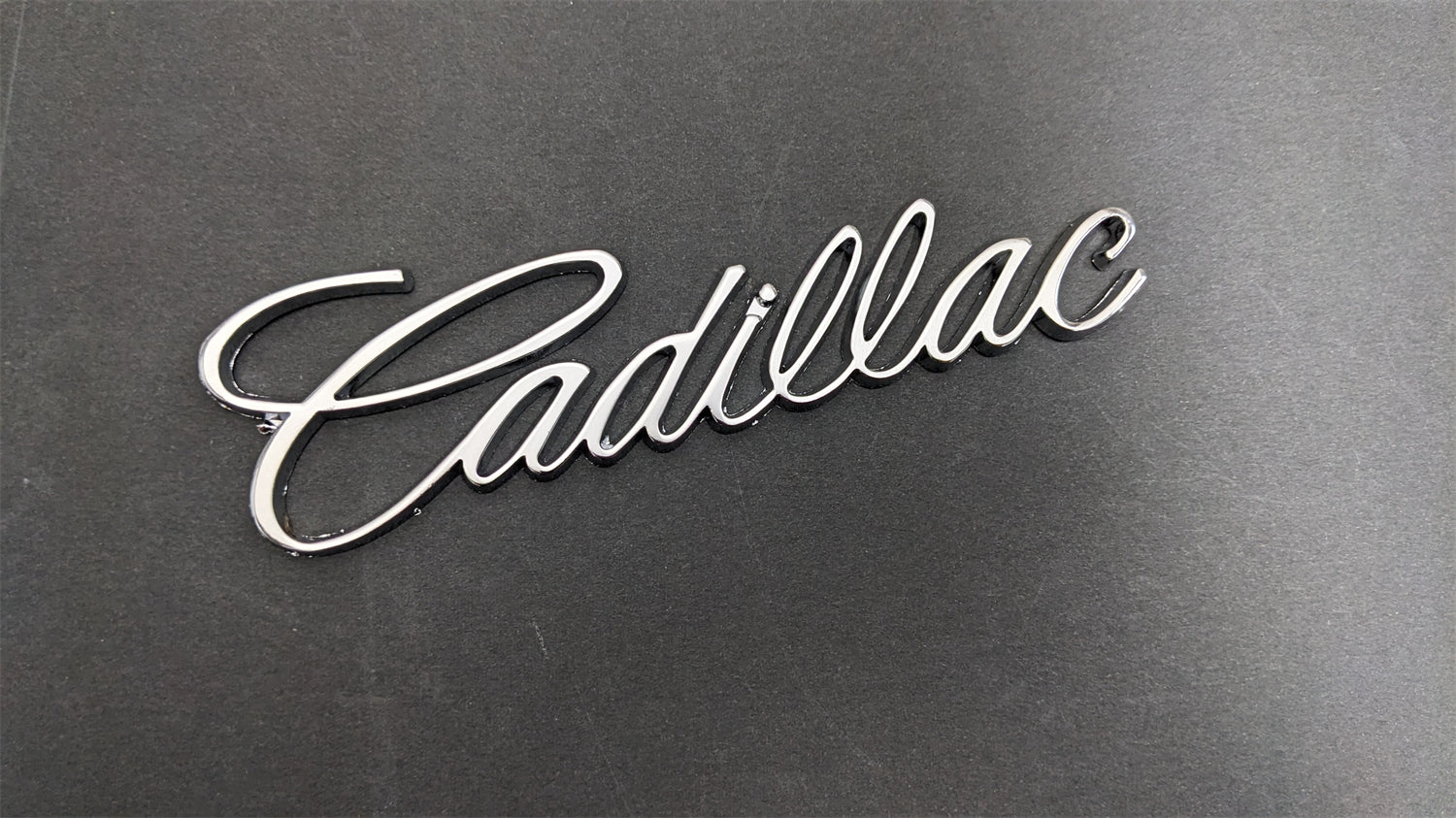 Cadillac TRUNK BADGE Car Chrome Sliver # Black Rear Trunk Lid Emblem Factory