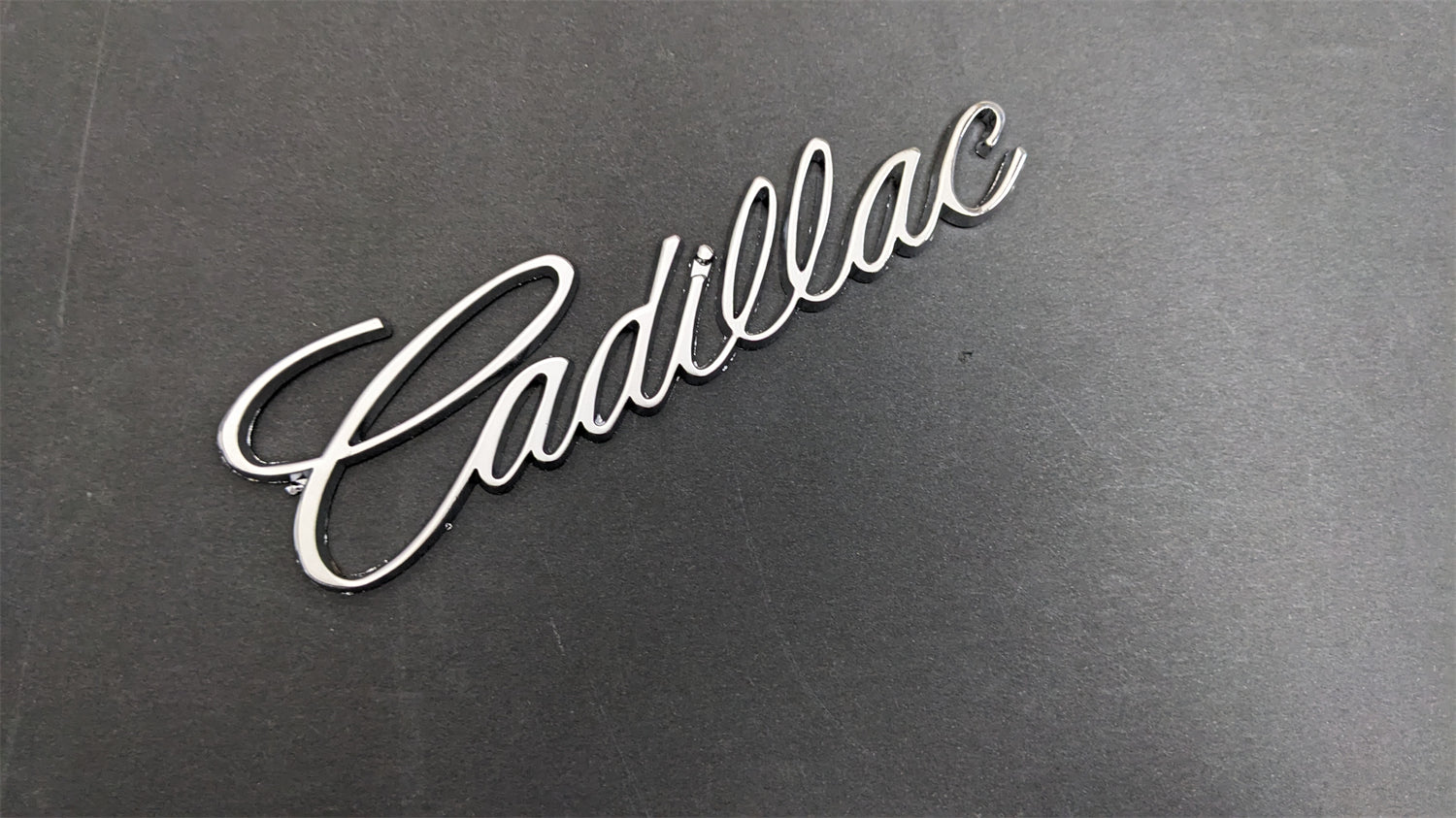 Cadillac TRUNK BADGE Car Chrome Sliver # Black Rear Trunk Lid Emblem Factory