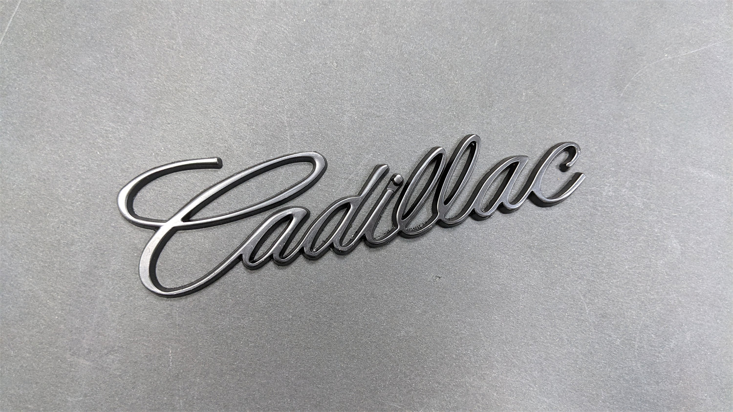 Cadillac TRUNK BADGE Car Chrome Sliver # Black Rear Trunk Lid Emblem Factory