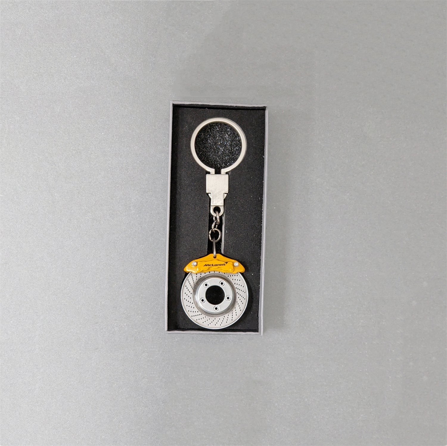 McLaren Brake Disc Keychain Orange Caliper Alloy Keychain Factory