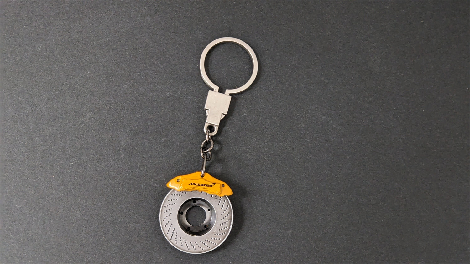 McLaren Brake Disc Keychain Orange Caliper Alloy Keychain Factory
