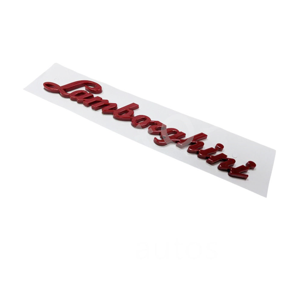 Lamborghini Aventador LP700 LP720 LP750 Rear Script Badge Gloss Red Factory