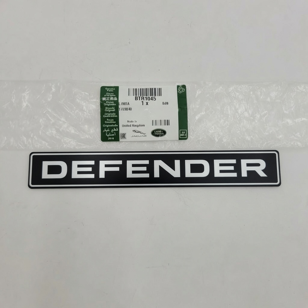 LR DEFENDER 1992- Onward Front Badge Decal Part BTR1045LR Factory