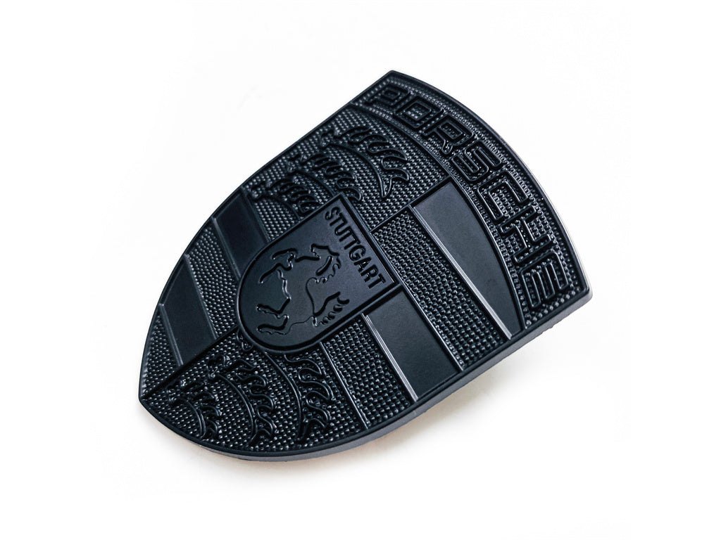 Porsche Refinished Black Custom Hood Crest Emblem Badge 9P1853601 Italiaspares