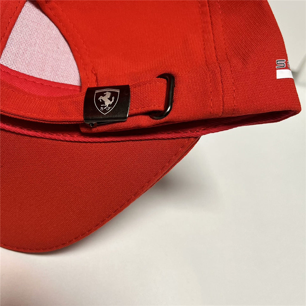 Ferrari Scuderia Red Cap Adjustable hat Italiaspares