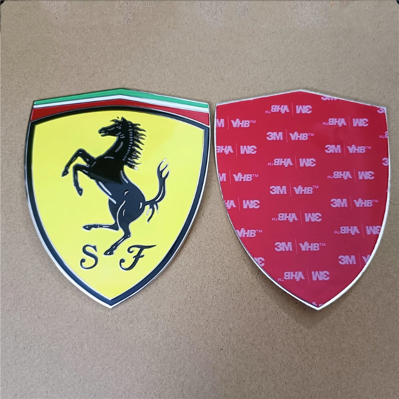 Ferrari 458 Italia Spider Speciale California F430 360 Roma Fender Shield Badge Emblem Modify Italiaspares