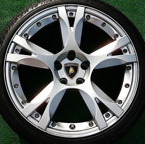1XGenuine Lamborghini Gallardo LP560 Wheel Centre Cap Silver 400601147B Factory