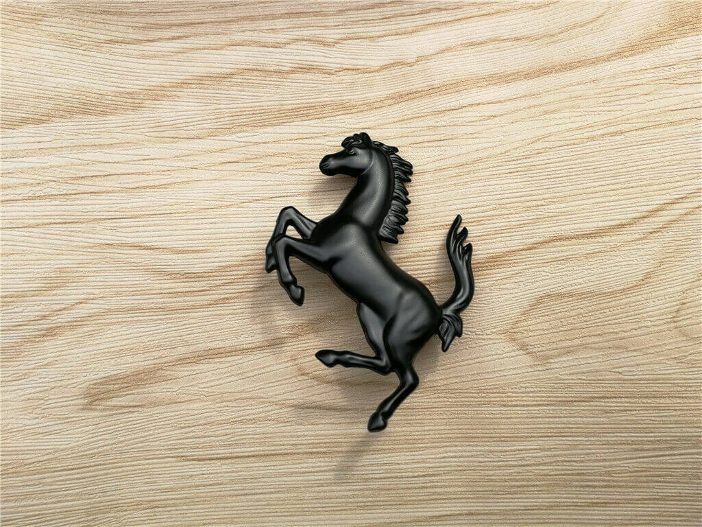 Ferrari 430 458 488 Front Bumper Horse Emblem Black 60032109 Italiaspares