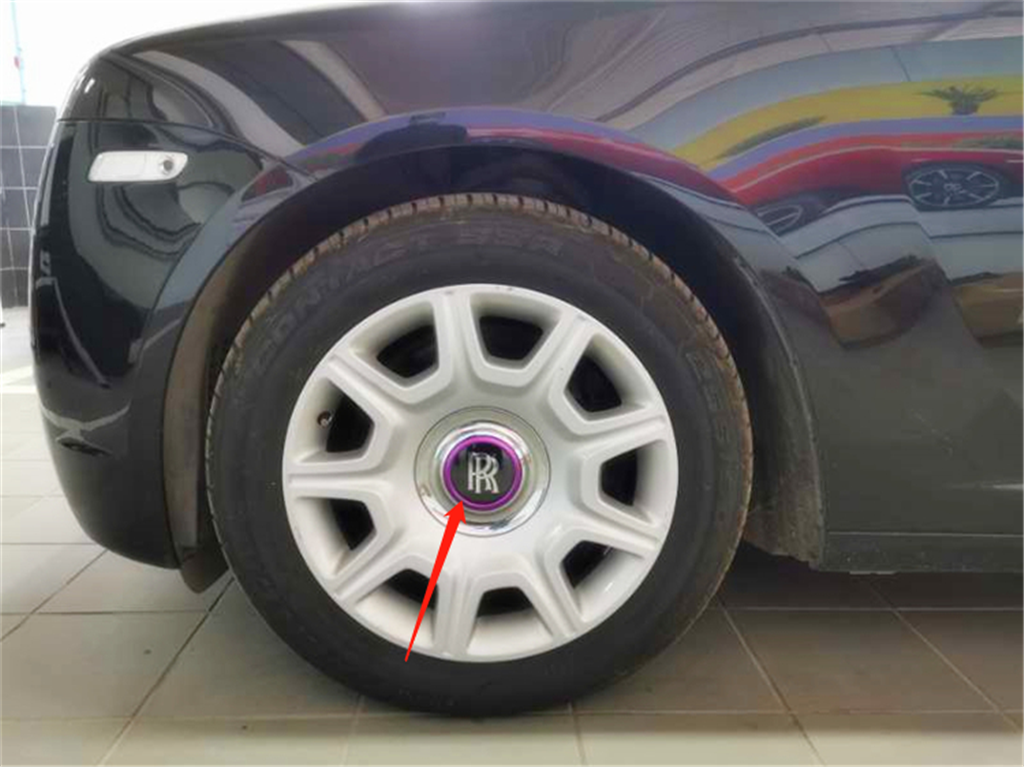 Rolls Royce Ghost Dawn Cullina Phantom Centre Hub Cap Cover Colorful 4PCS Italiaspares