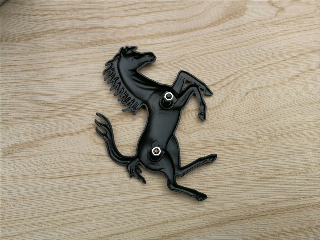 Ferrari california Front Bumper Horse Emblem Black 67165200 Italiaspares