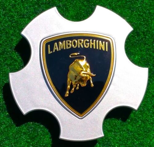 1XGenuine Lamborghini Gallardo LP560 Wheel Centre Cap Silver 400601147B Factory