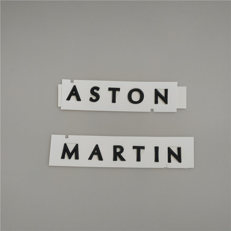 Aston Martin DBX Script Badge Rear Emblem Glossy Black MY83-001B40-CA Italiaspares