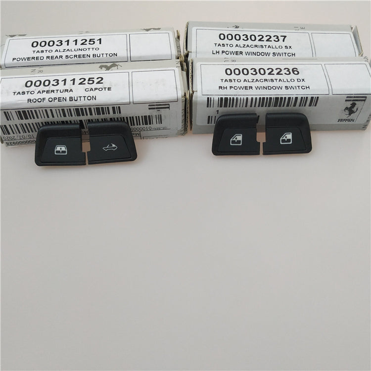 Ferrari 458 Speciale A Rear Screen & Roof Open & Power Window Button Kit Italiaspares