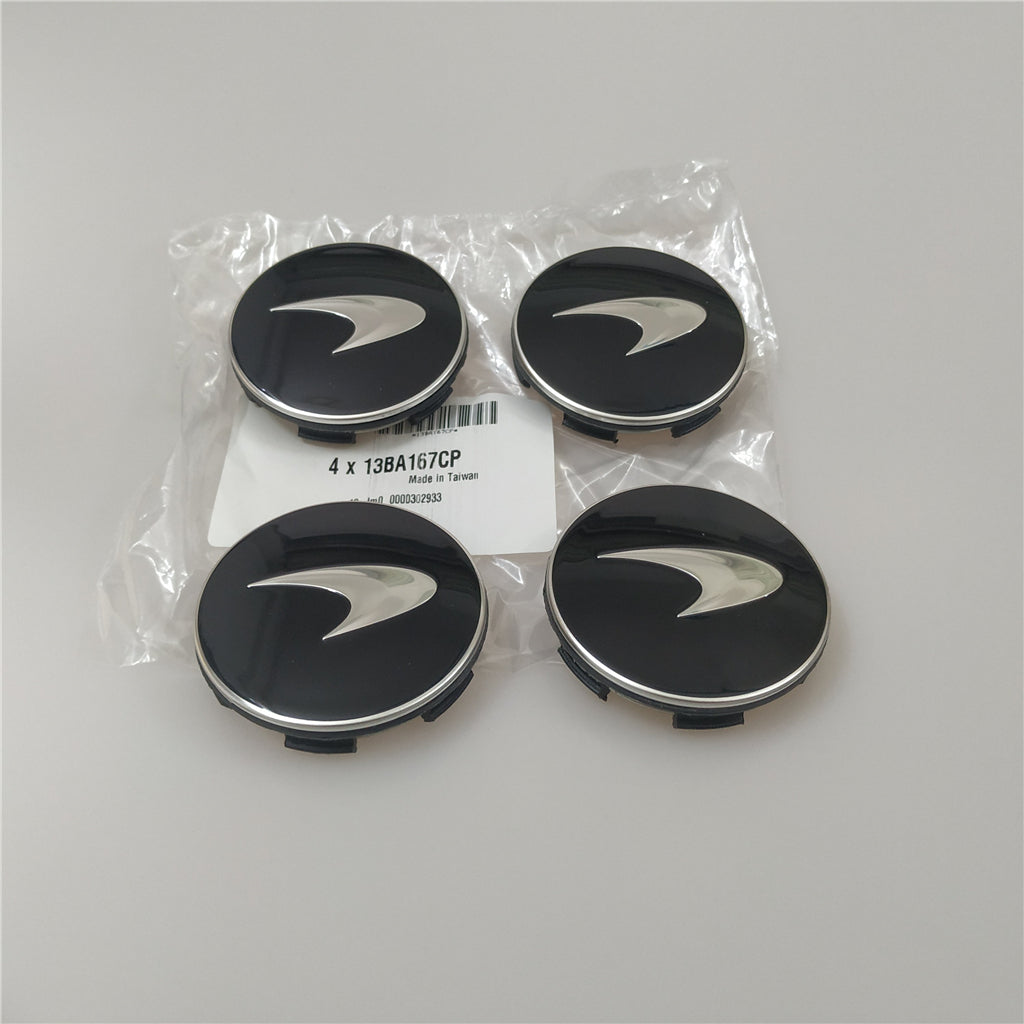 Genuine Mclaren 570s 600LT 720s Black Wheel Hub Cap Kit 13BA167CP Factory