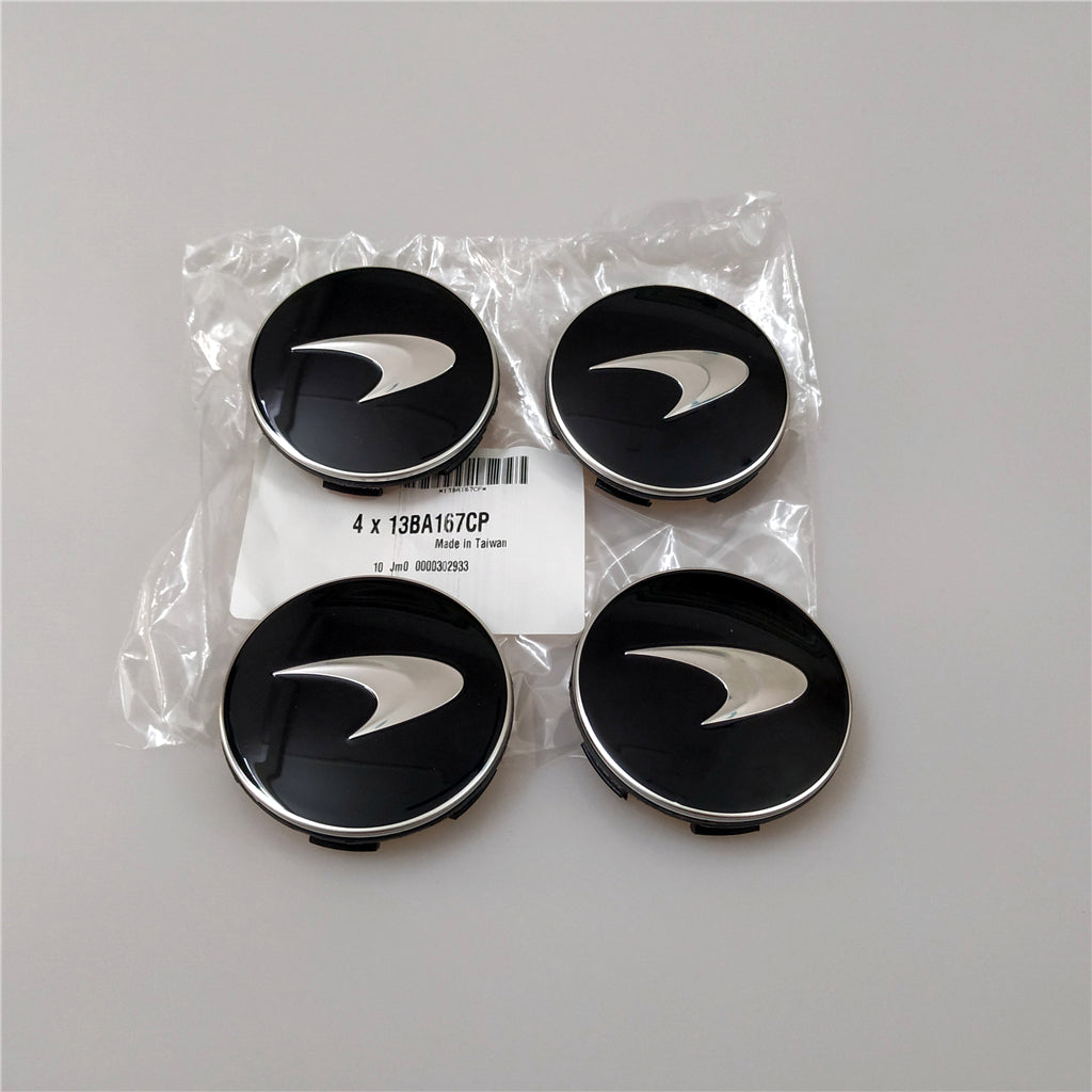 Genuine Mclaren 570s 600LT 720s Black Wheel Hub Cap Kit 13BA167CP Factory